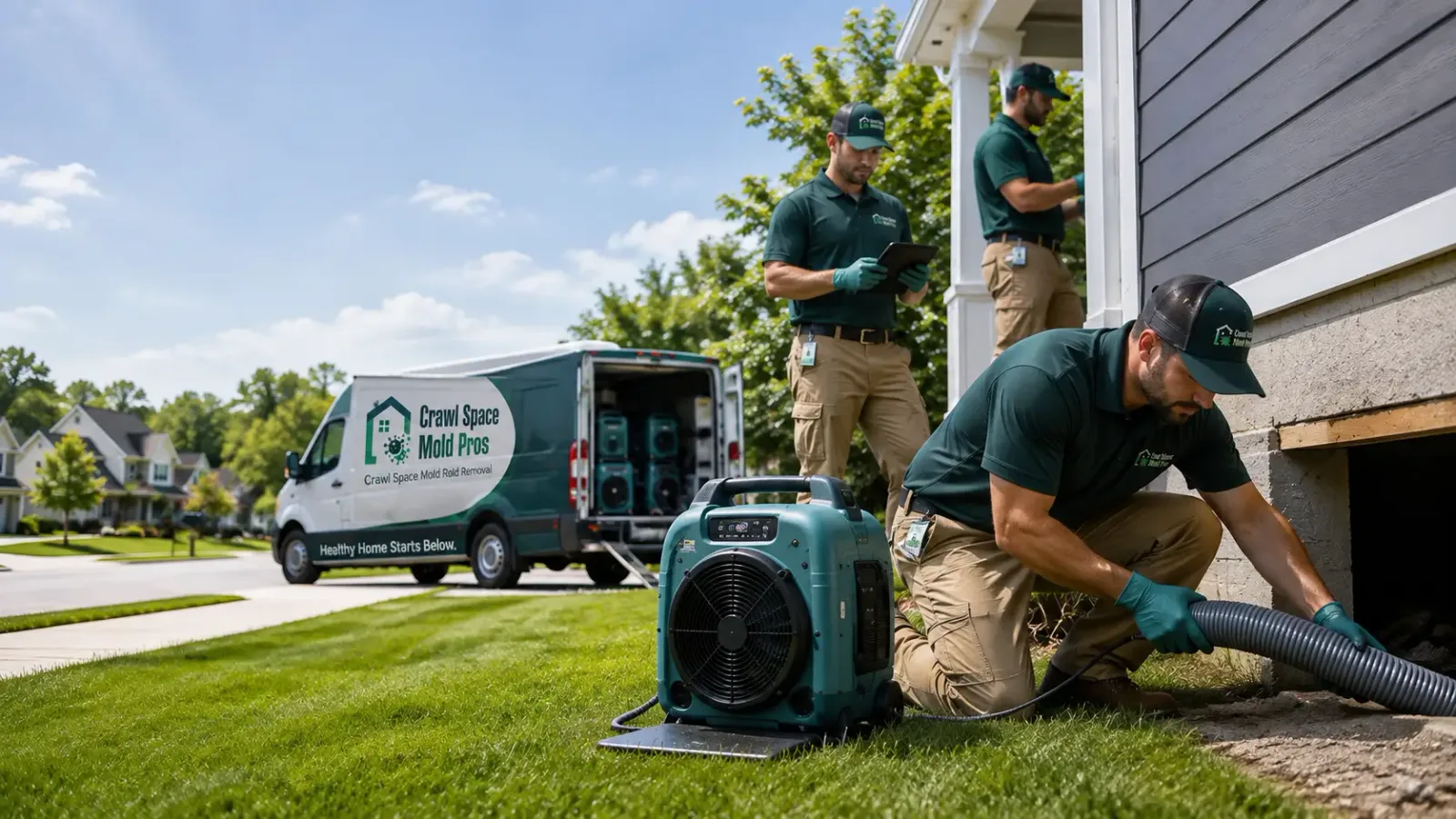 Crawl Space Mold Removal in Morral, OH